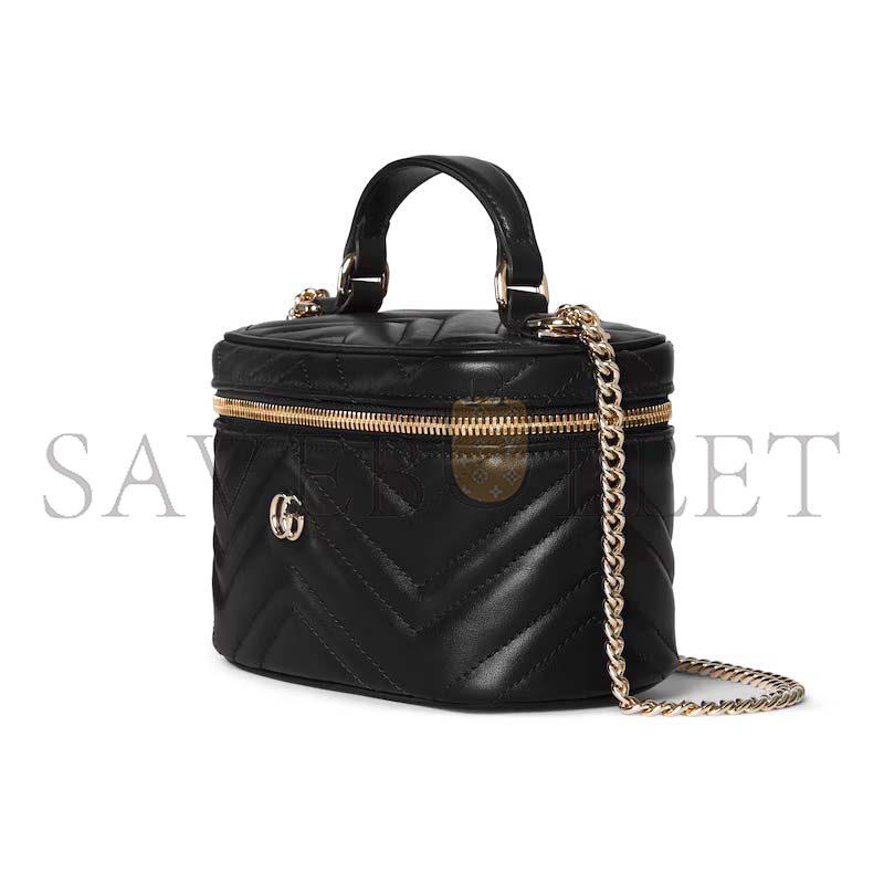 GUCCI GG MARMONT MINI VANITY BAG 837454 (19*11.5*9cm) GUCCI GG MARMONT MINI VANITY BAG 837454 (19*11.5*9cm)